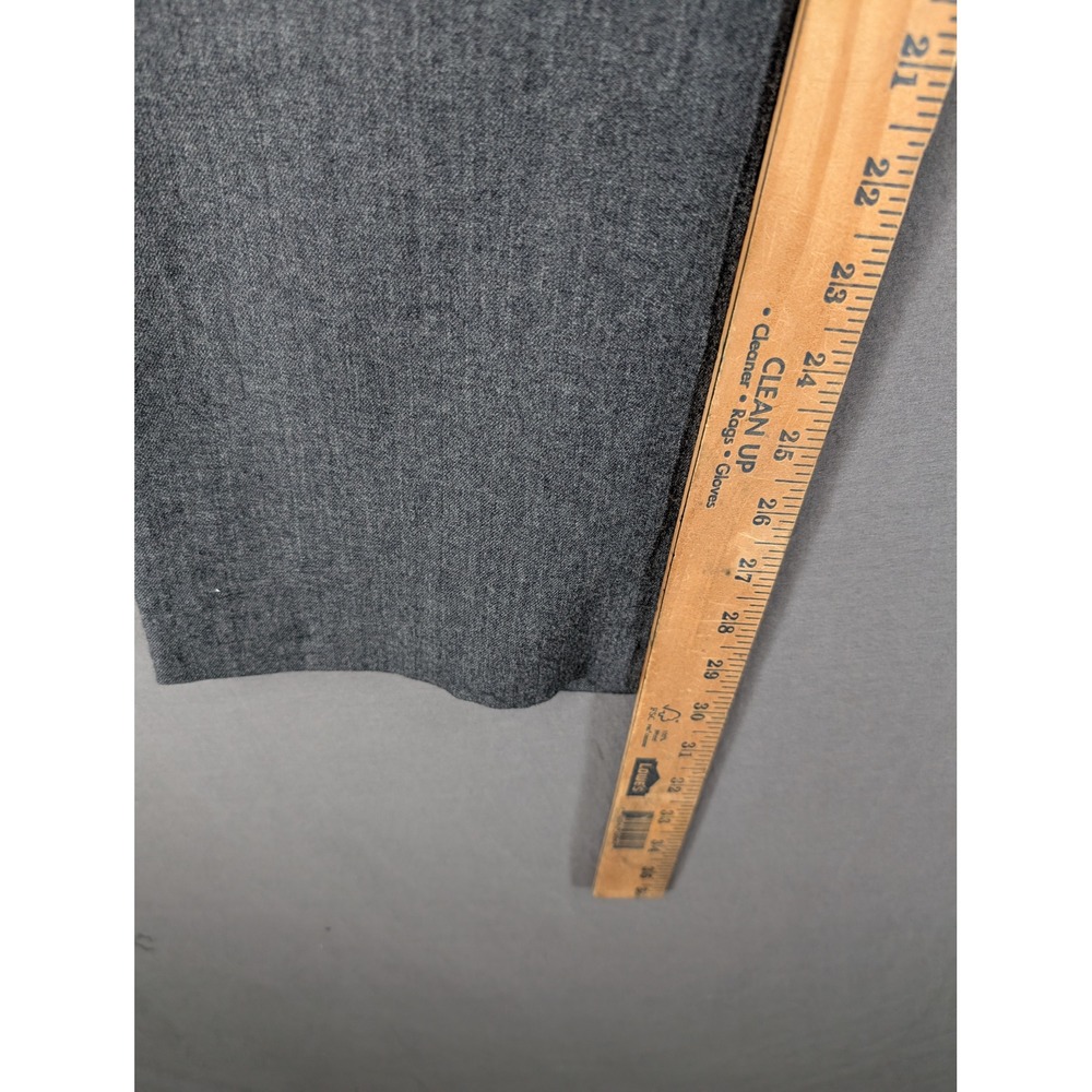 American Eagle Outfitters Womens Gray 100% Wool Dress Pants Size 4 Straight Leg - Picture 4 of 7
